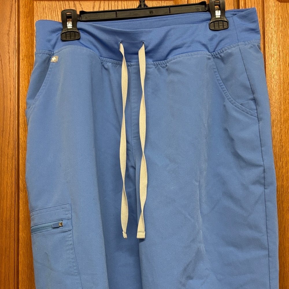 Figs Light Blue Technical Collection Pants